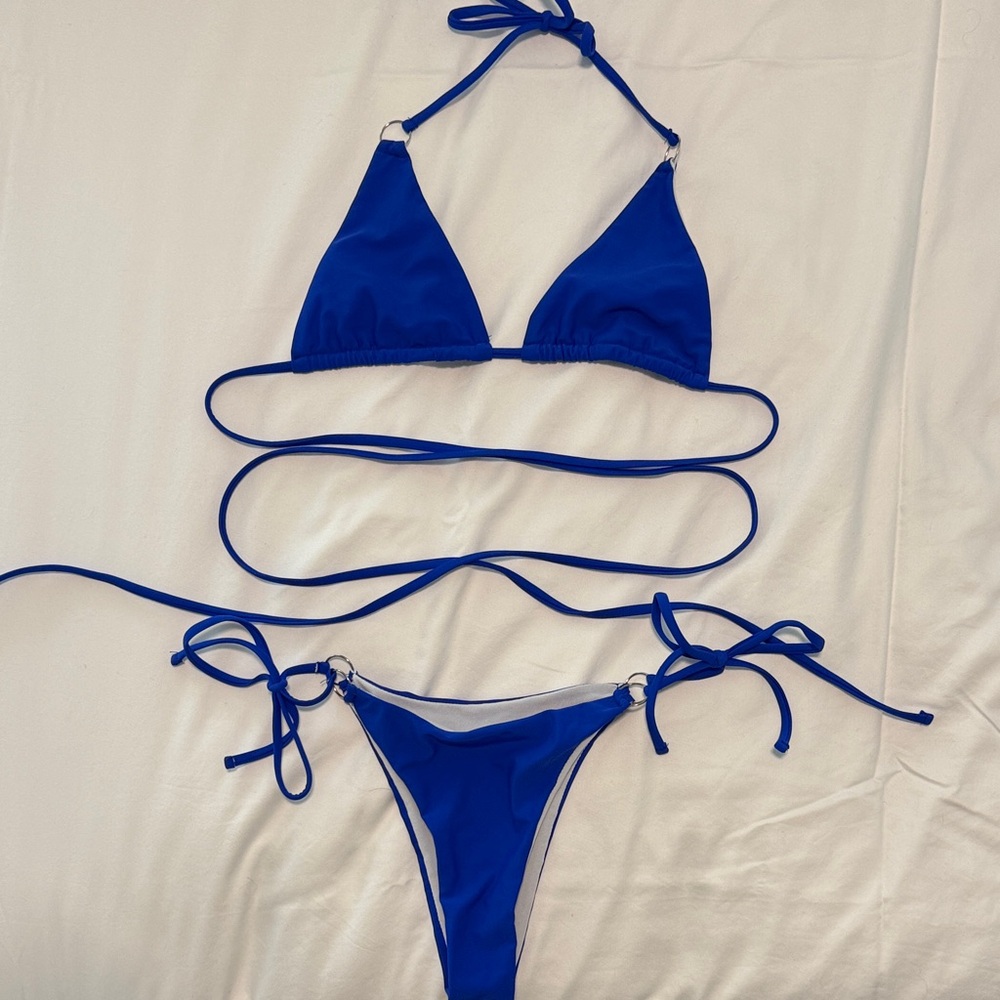 SHEIN Royal Blue Bikini Set